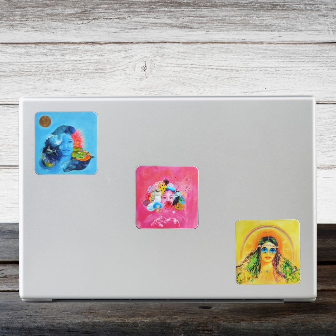 Vanishing Murals: Hawaii Ocean Stickers (Set of 9)